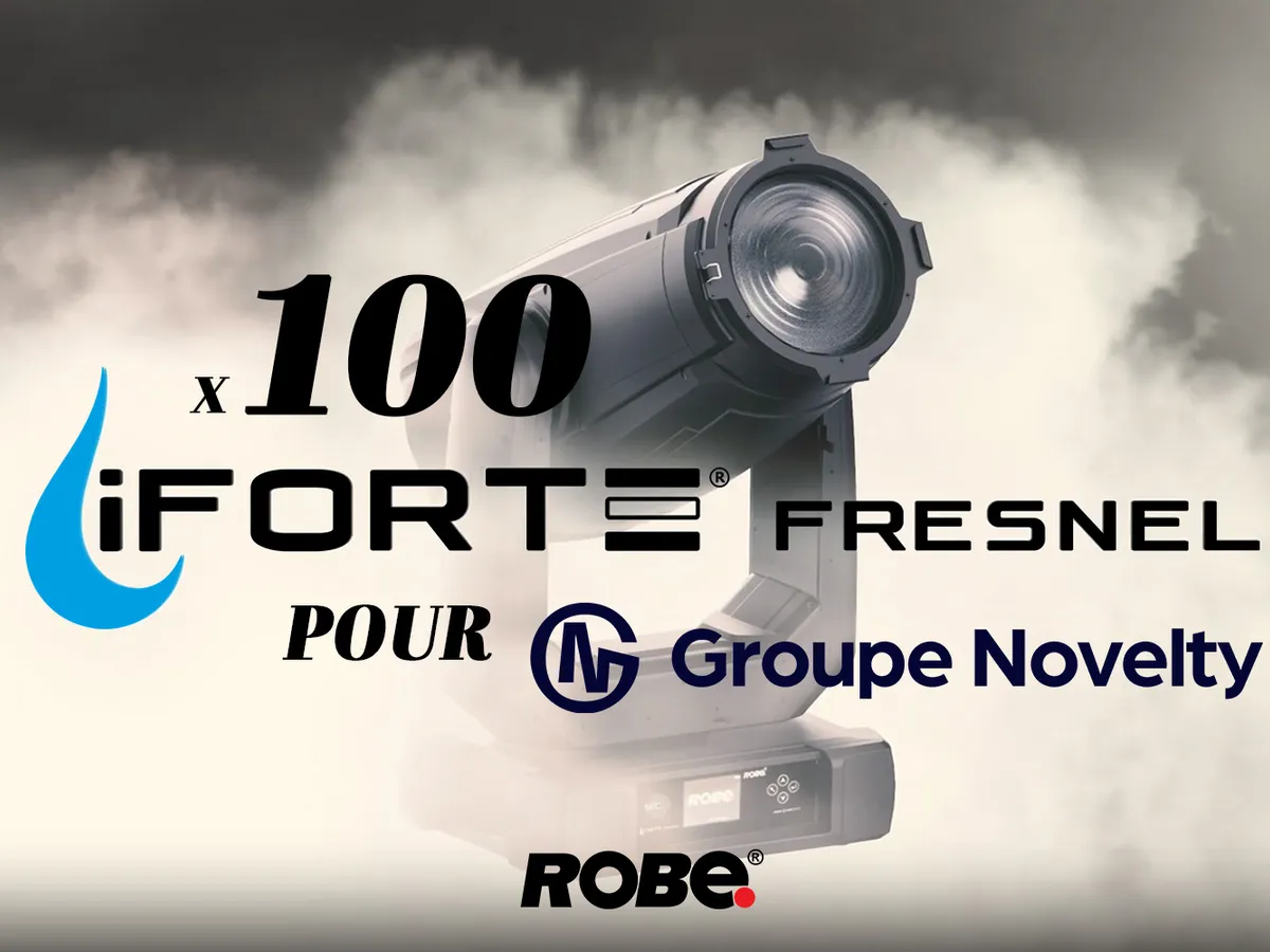 100 Robe iFORTE Fresnel pour Groupe Novelty
