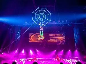 Robe Sprinkles Magic on Golden Circus Festival