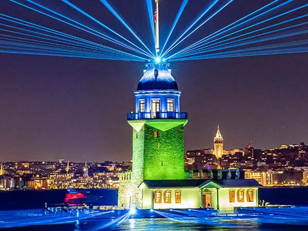 Anolis for Stunning Maiden’s Tower Installation in Istanbul
