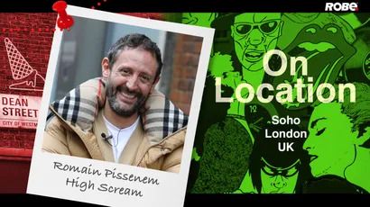 On Location 17 – Romain Pissenem at High Scream’s office in Soho, London