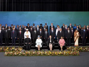 ROBIN 600 LEDWash for Official CHOGM Photograph