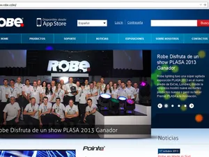 Robe Launches Full Website in Spanish!