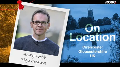 On Location 4 - Andy Webb am Cirencester Abbey in Gloucestershire