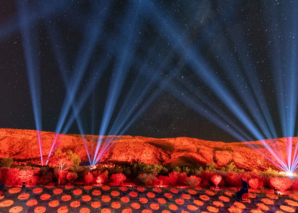 Robe Illuminates Mountains for Parrtjima Festival of Light
