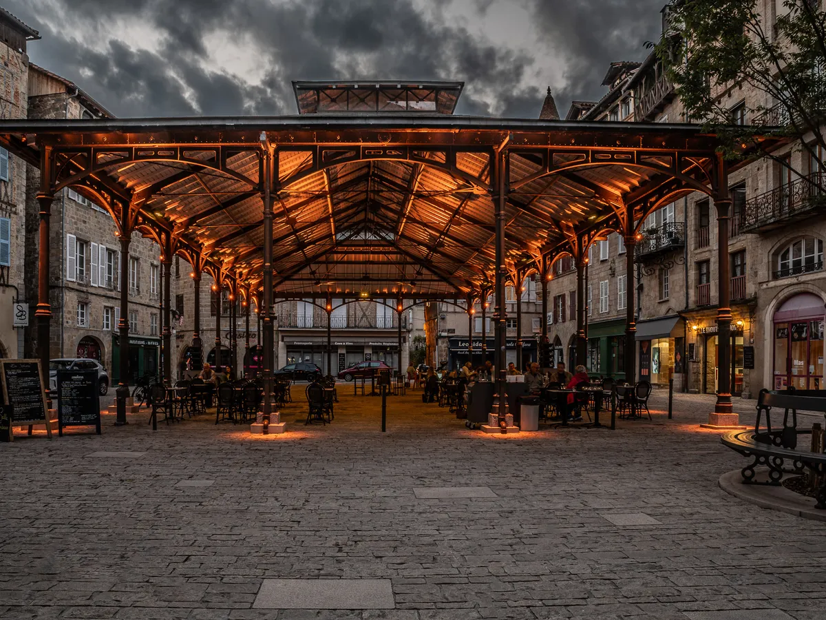 La halle de Figeac en Anolis