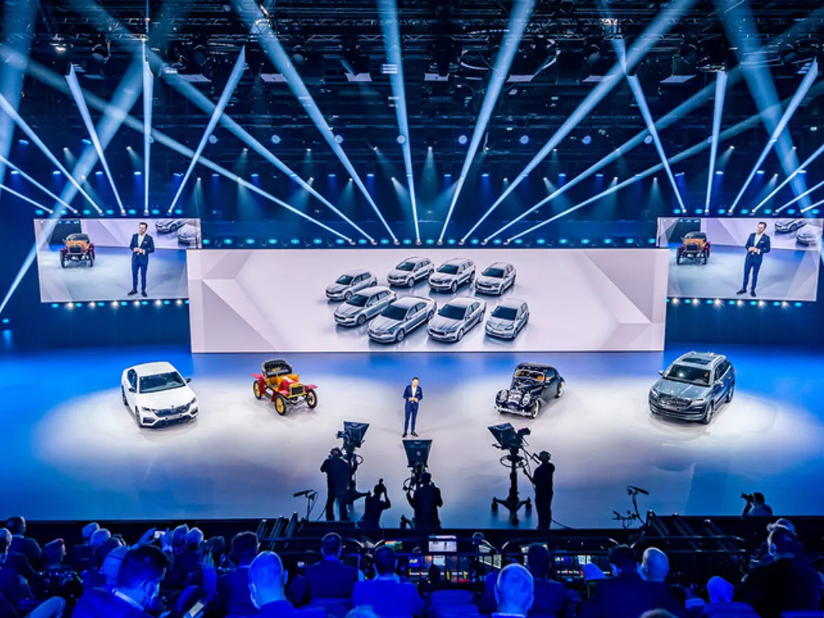 Robe for Skoda ENYAQ iV Launch in Prague
