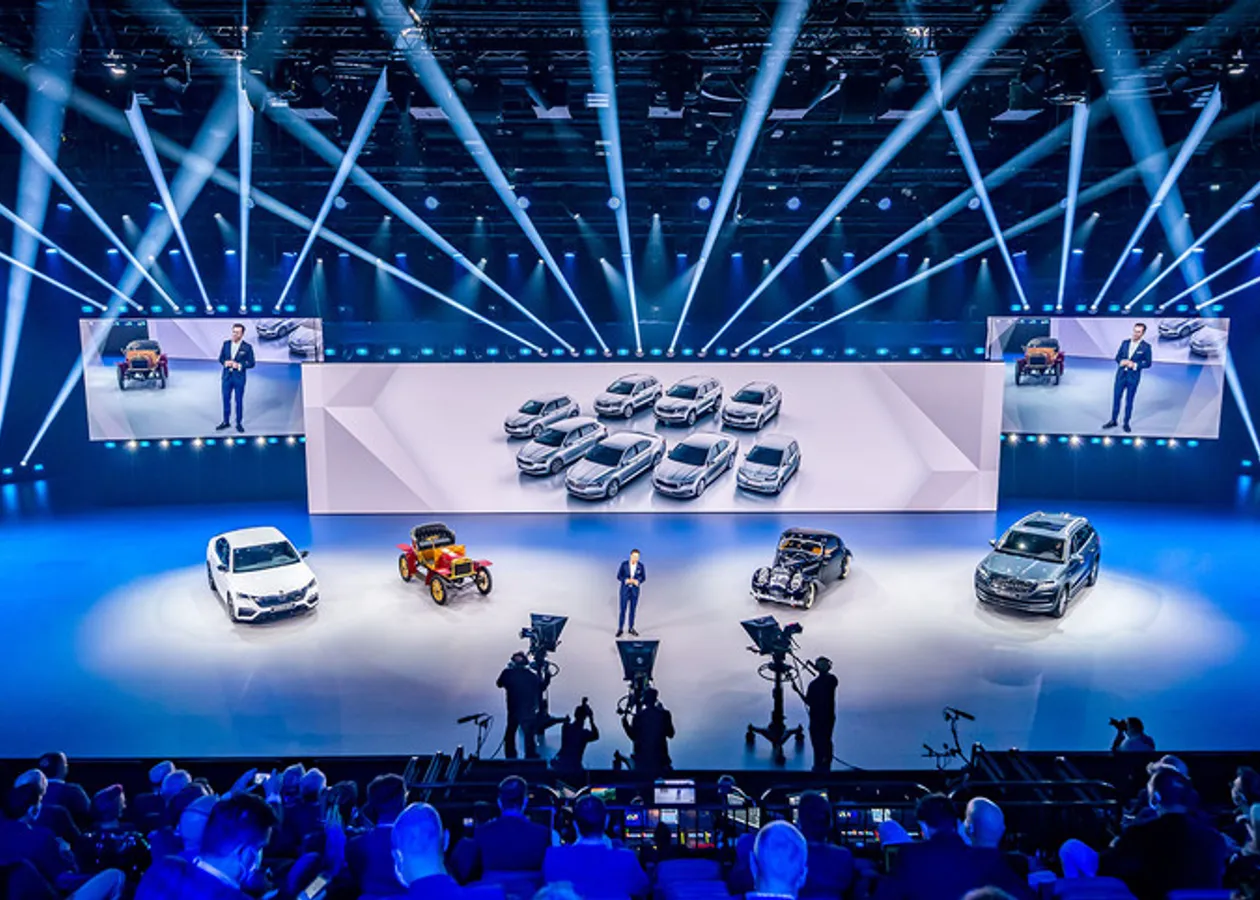 Robe for Skoda ENYAQ iV Launch in Prague