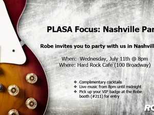 Robe Gets The Party Started at PLASA Focus Nashville