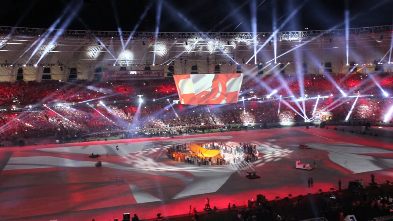 Robe for Spectacular Beira-Rio Stadium Opening in Brazil