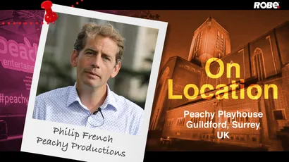 On Location 2 - Philip French beim Peachy Playhouse in Guildford, Surrey