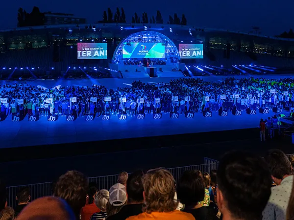 Robe Helps Spectacular Opening Ceremony for EYOF Maribor