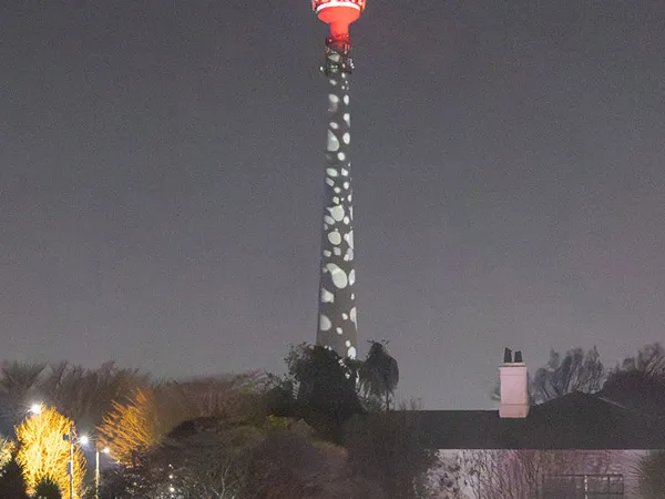 Robe Lights up Sentech Tower for Brixton Light Festival