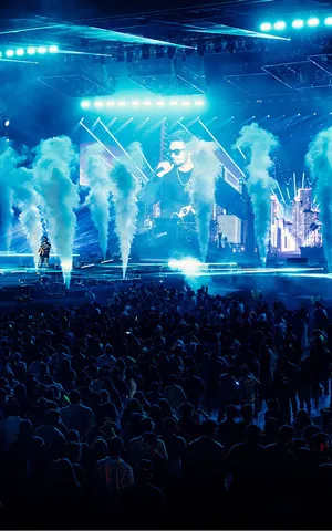 Anirudh In The RoboSpot Light in Chennai