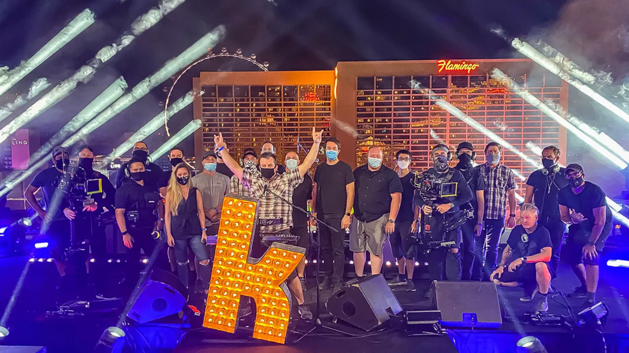 Robe Raises the Roof for The Killers Performance in Las Vegas