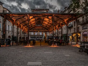 La halle de Figeac en Anolis